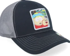 Trucker-South Park Cartman Hand Puppet Patch /Grey Trucker - Black