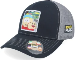 Best South Park Cartman Hand Puppet Patch /Grey Snapback - Black