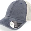 Blanks-Atlantis Case Navy Washed Dad Cap Trucker - Blue