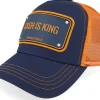 Trucker-John Hatter & Co Cash Is King Dark Blue/Orange A-Frame Trucker -