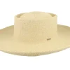 Clearance Brixton Cassidy Boater Natural Straw Hat -