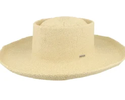 Clearance Brixton Cassidy Boater Natural Straw Hat -