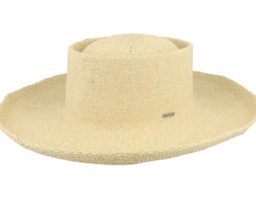 Clearance Brixton Cassidy Boater Natural Straw Hat -