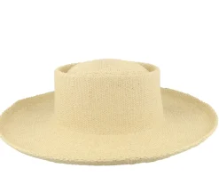 Clearance Brixton Cassidy Boater Natural Straw Hat -