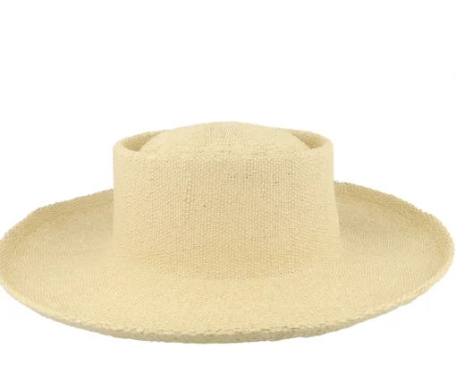 Clearance Brixton Cassidy Boater Natural Straw Hat -