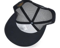 Trucker-Iconic Castle On The Mountains Black A-Frame Trucker -
