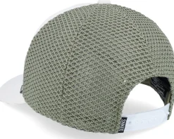 Trucker-Djinns Casual Corduroy Mesh Off White/Olive A-Frame Trucker -