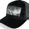 Trucker | Velvet Caps-Calza Pennello Celebrating Racing Victory Velvet A-Frame Trucker - Black