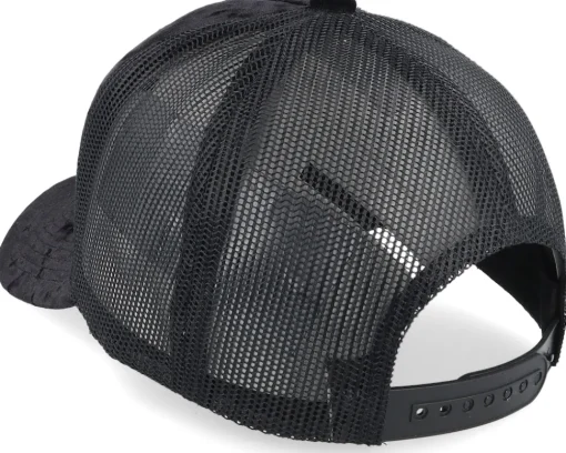 Trucker | Velvet Caps-Calza Pennello Celebrating Racing Victory Velvet A-Frame Trucker - Black
