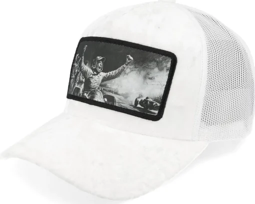 Trucker | Velvet Caps-Calza Pennello Celebrating Racing Victory Velvet A-Frame Trucker - Black