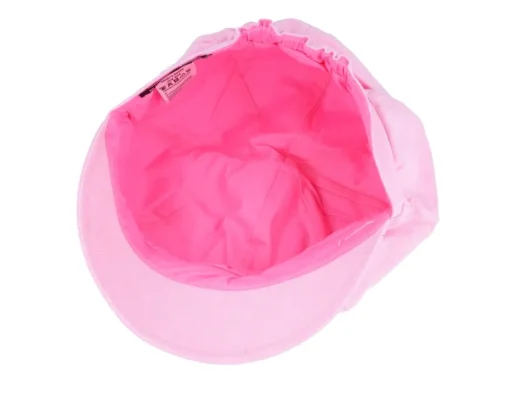 Vega-Seeberger Chambray Fabric Balloon Cap Fuchsia -