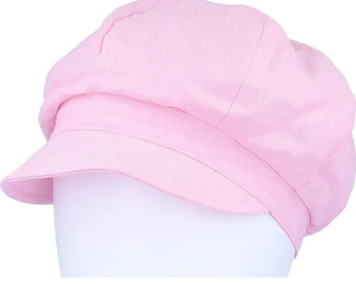 Vega-Seeberger Chambray Fabric Balloon Cap Fuchsia -