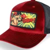 Trucker | Velvet Caps-Calza Pennello Champ Boxer Pop Art Velvet /Black A-Frame Trucker - Red