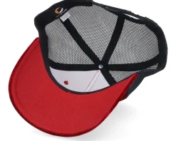 Trucker | Velvet Caps-Calza Pennello Champ Boxer Pop Art Velvet /Black A-Frame Trucker - Red