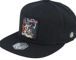 Snapback-Critiql Hit Chaotic Evil Box Patch Snapback - Black