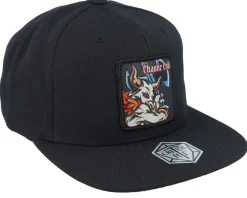 Snapback-Critiql Hit Chaotic Evil Box Patch Snapback - Black