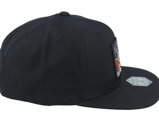 Snapback-Critiql Hit Chaotic Evil Box Patch Snapback - Black