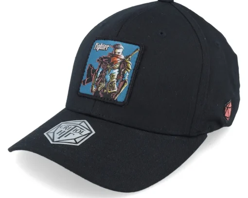 Snapback-Critiql Hit Chaotic Evil Box Patch Snapback - Black