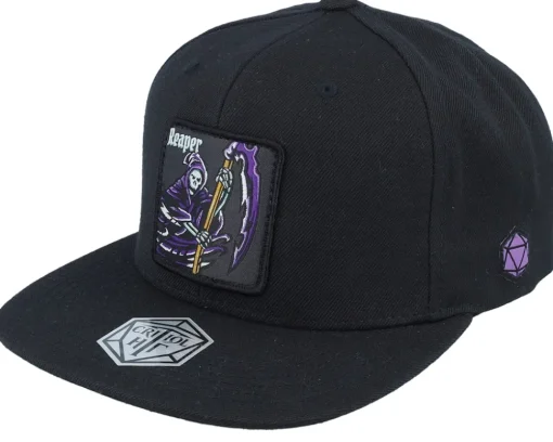 Snapback-Critiql Hit Chaotic Evil Box Patch Snapback - Black