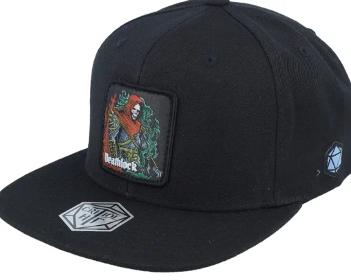 Snapback-Critiql Hit Chaotic Evil Box Patch Snapback - Black