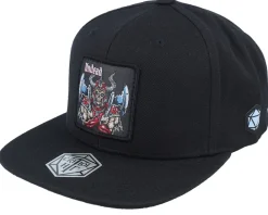 Snapback-Critiql Hit Chaotic Evil Box Patch Snapback - Black