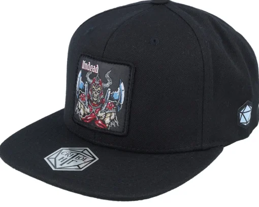 Snapback-Critiql Hit Chaotic Evil Box Patch Snapback - Black