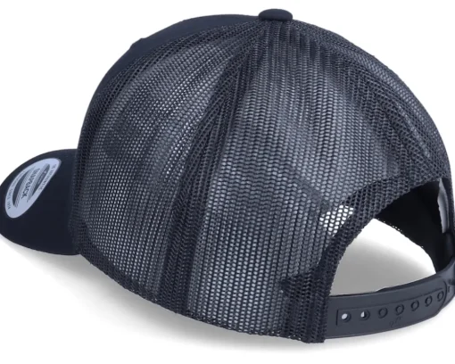 Best Skillfish Charcoal Carp Fish Patch Black Trucker -