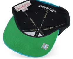 Best Mitchell & Ness Charlotte Hornets Circle Splash Black/Teal Snapback -