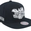 Snapback-Mitchell & Ness Charlotte Hornets Evergreen /White Snapback - Black