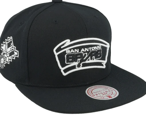 Snapback-Mitchell & Ness Charlotte Hornets Evergreen /White Snapback - Black