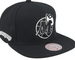 Snapback-Mitchell & Ness Charlotte Hornets Evergreen /White Snapback - Black