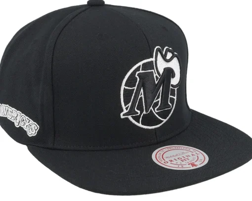 Snapback-Mitchell & Ness Charlotte Hornets Evergreen /White Snapback - Black