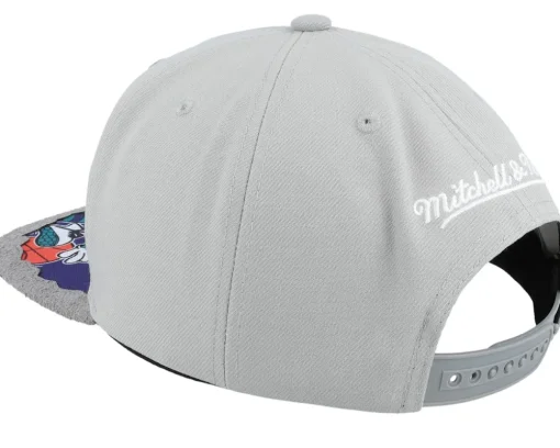 Snapback-Mitchell & Ness Charlotte Hornets Munch Time Hwc Snapback - Grey