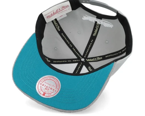Snapback-Mitchell & Ness Charlotte Hornets Munch Time Hwc Snapback - Grey