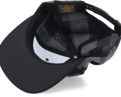 Best Yupoong Checked Flanell Black/Grey Snapback -
