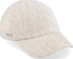Sale Seeberger Chenille Fabric Baseballcap Sand Dad Cap -