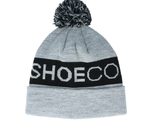 Online DC Chester Youth Beanie Frost Gray Pom -