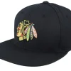 Snapback-American Needle Chicago Blackhawks 400 Series Black Snapback -