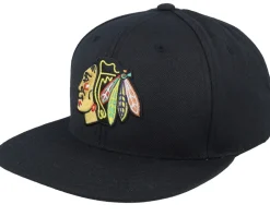 Snapback-American Needle Chicago Blackhawks 400 Series Black Snapback -