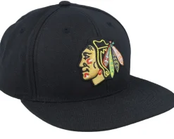 Snapback-American Needle Chicago Blackhawks 400 Series Black Snapback -