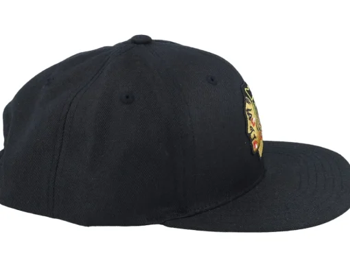 Snapback-American Needle Chicago Blackhawks 400 Series Black Snapback -