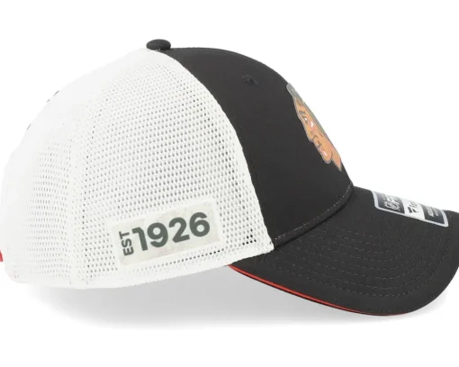 Best Fanatics Chicago hawks Authentic Pro Draft Podium /White Trucker - Black