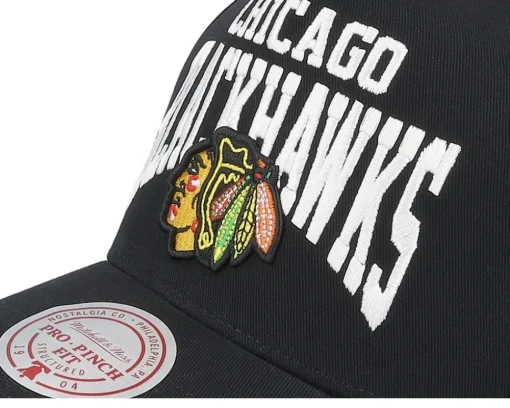 New Mitchell & Ness Chicago hawks Big Time Pro A-frame Adjustable - Black