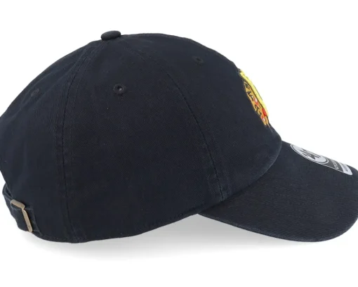 Clearance 47 Brand Chicago Blackhawks Clean Up Black Adjustable -