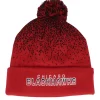 Outlet Fanatics Chicago Blackhawks Iconic Gradiant Beanie Athl Red Pom -