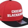 Clearance Fanatics Chicago Blackhawks Iconic Color Blocked Athl Red/Black Snapback -