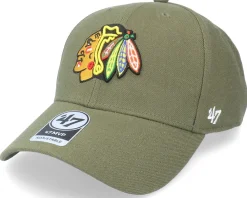 Fashion 47 Brand Chicago Blackhawks Mvp Sandalwood Adjustable -