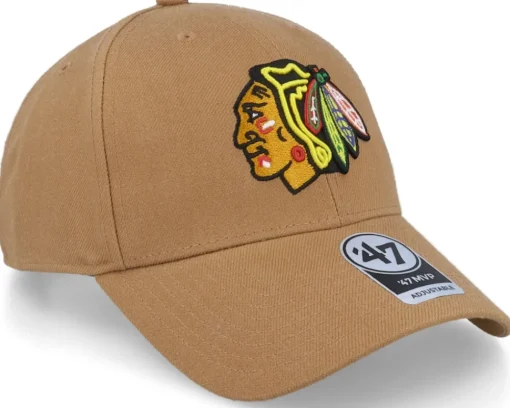 Adjustable-47 Brand Chicago Blackhawks NHL MVP Camel Adjustable -