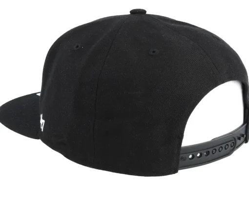 Snapback-47 Brand Chicago Blackhawks No Shot 47 Captain Black Snapback -