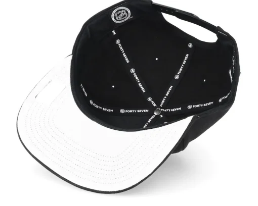 Snapback-47 Brand Chicago Blackhawks No Shot 47 Captain Black Snapback -